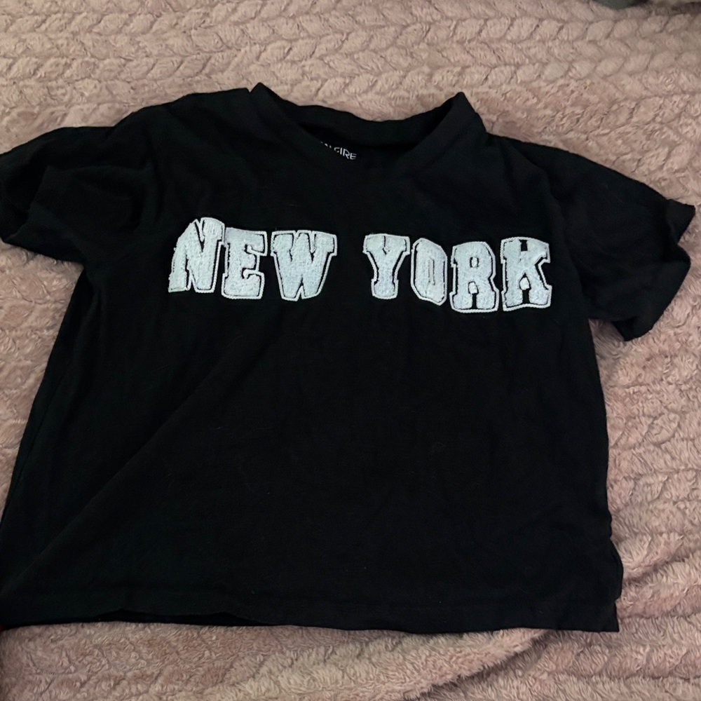 On Fire Black 'New York' Women's Tee